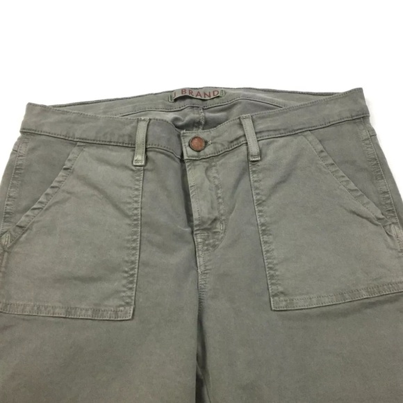 J Brand Army Green Ankle Zip Jeans! EUC! - Picture 6 of 11